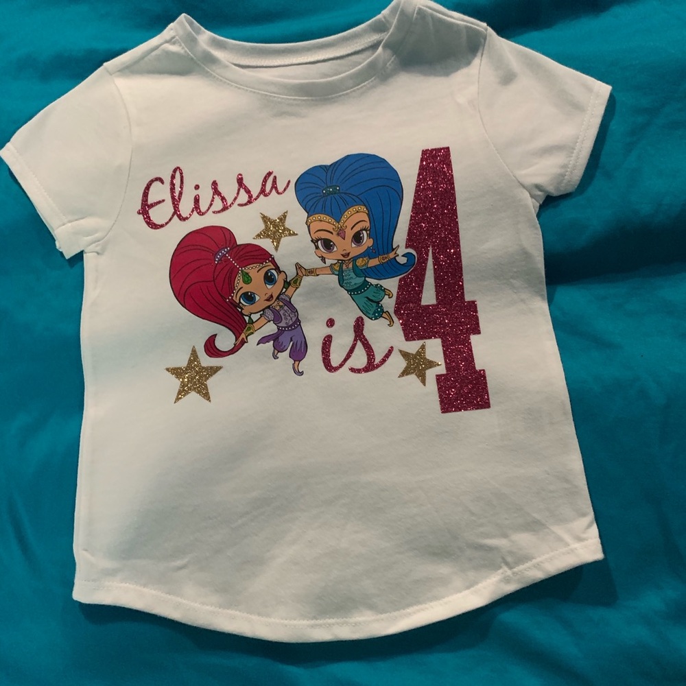 M2O Shimmer and Shine personalized Birthday shirt